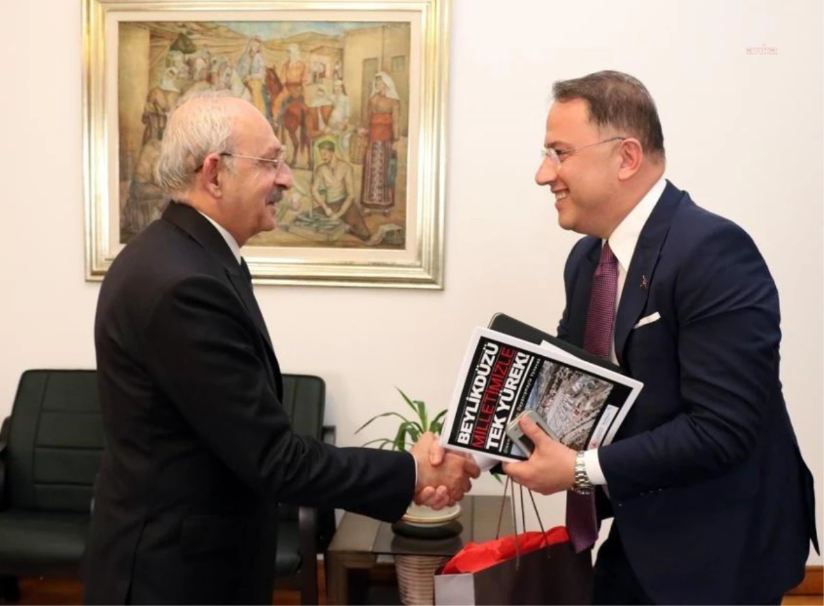 Beylikdüzü Belediye Başkanı Çalık, Cumhurbaşkanı Adayı Kılıçdaroğlu ile Görüştü
