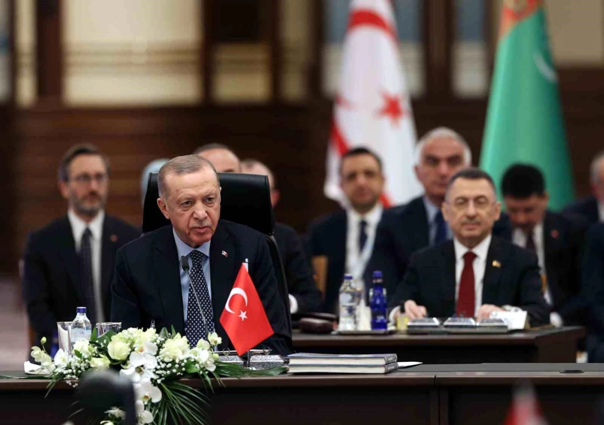 Cumhurbaşkanı Erdoğan Türk Devletleri Teşkilatı Olağanüstü Zirvesi\'nin kapanışında konuştu