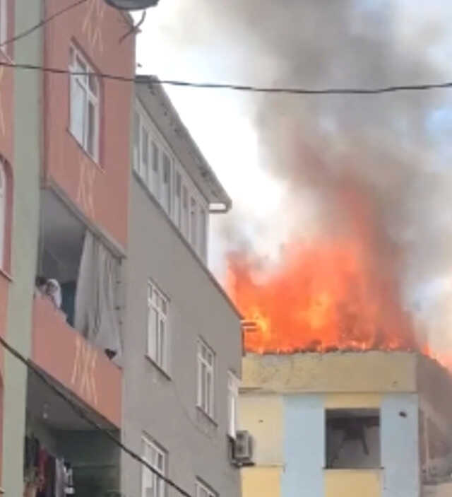 Esenler'de metruk binada yangın sonrası ceset bulundu Esenler'de metruk binada yangın sonrası ceset bulundu