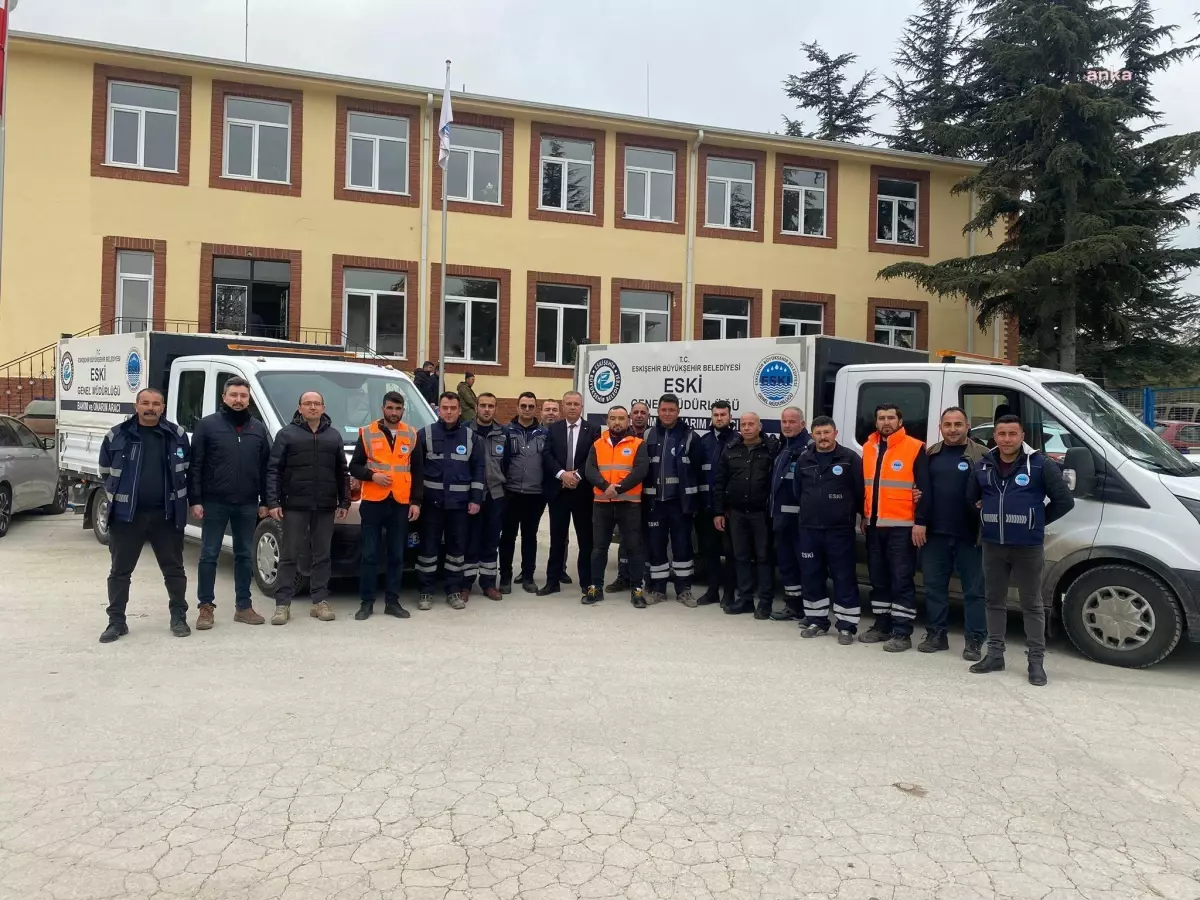 Eskişehir Büyükşehir Su ve Kanalizasyon İdaresi\'nden Afet Bölgesine Takviye Ekip