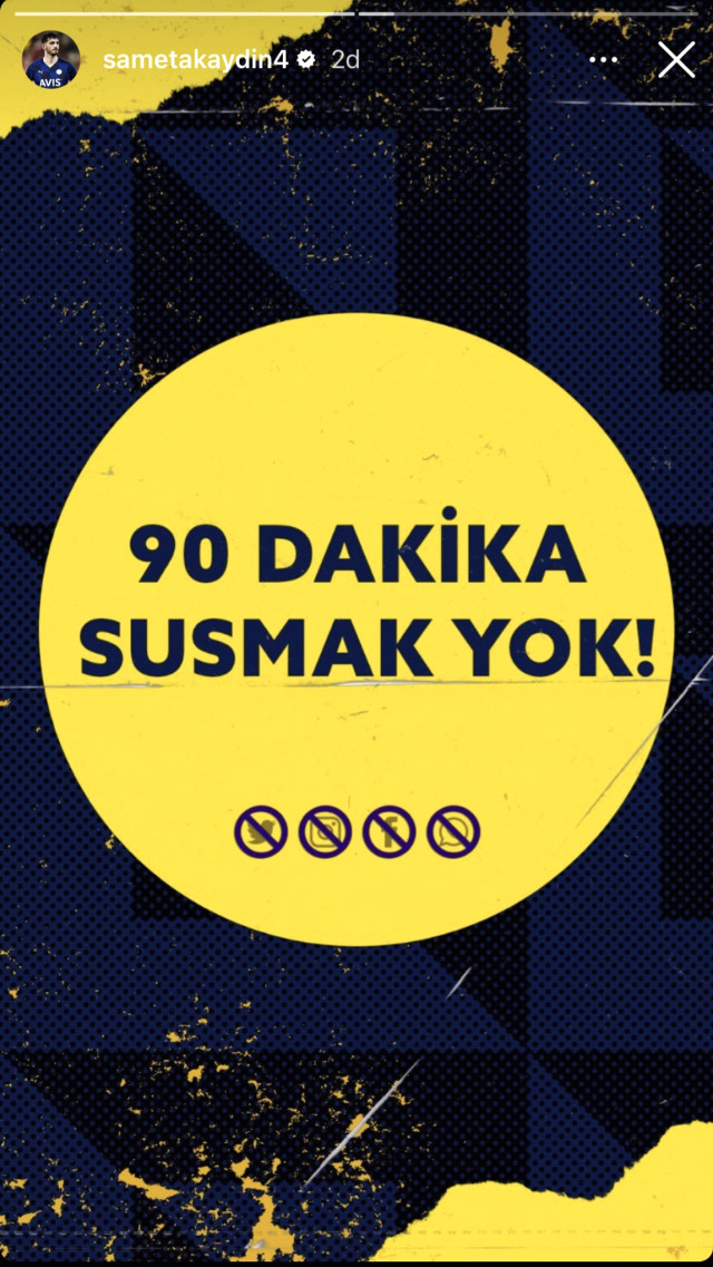 Fenerbahçe'de Samet Akaydin, Sevilla maçı öncesi ateşi yaktı: 90 dakika susmak yok
