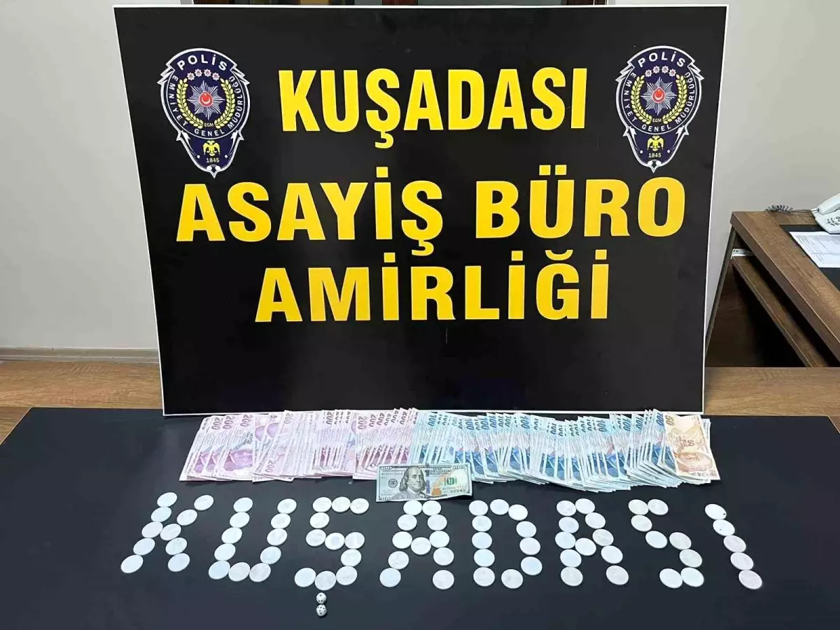 Kuşadası\'ndaki bahçe evine kumar baskını