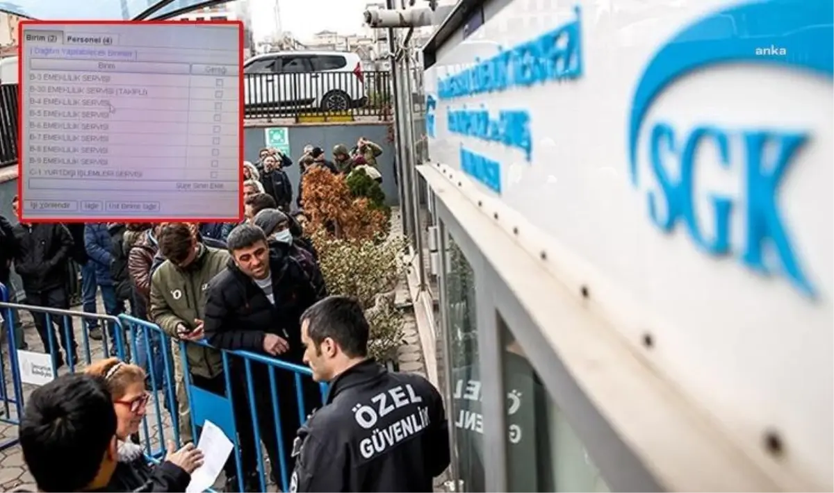 Milyonlarca Eyt\'li Emeklilik İşlemleri İçin Sırada Beklerken, Sgk\'da İktidara Yakın Kişilerin İşlemlerinin Hızla Sonuçlandırılması İçin Vip Servis...