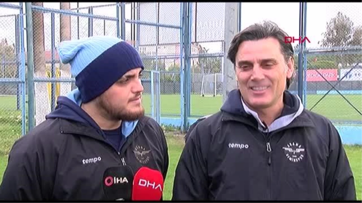 SPOR Adana Demirspor Teknik Direktörü Montella Belhanda geleceğimiz için önemli bir futbolcu