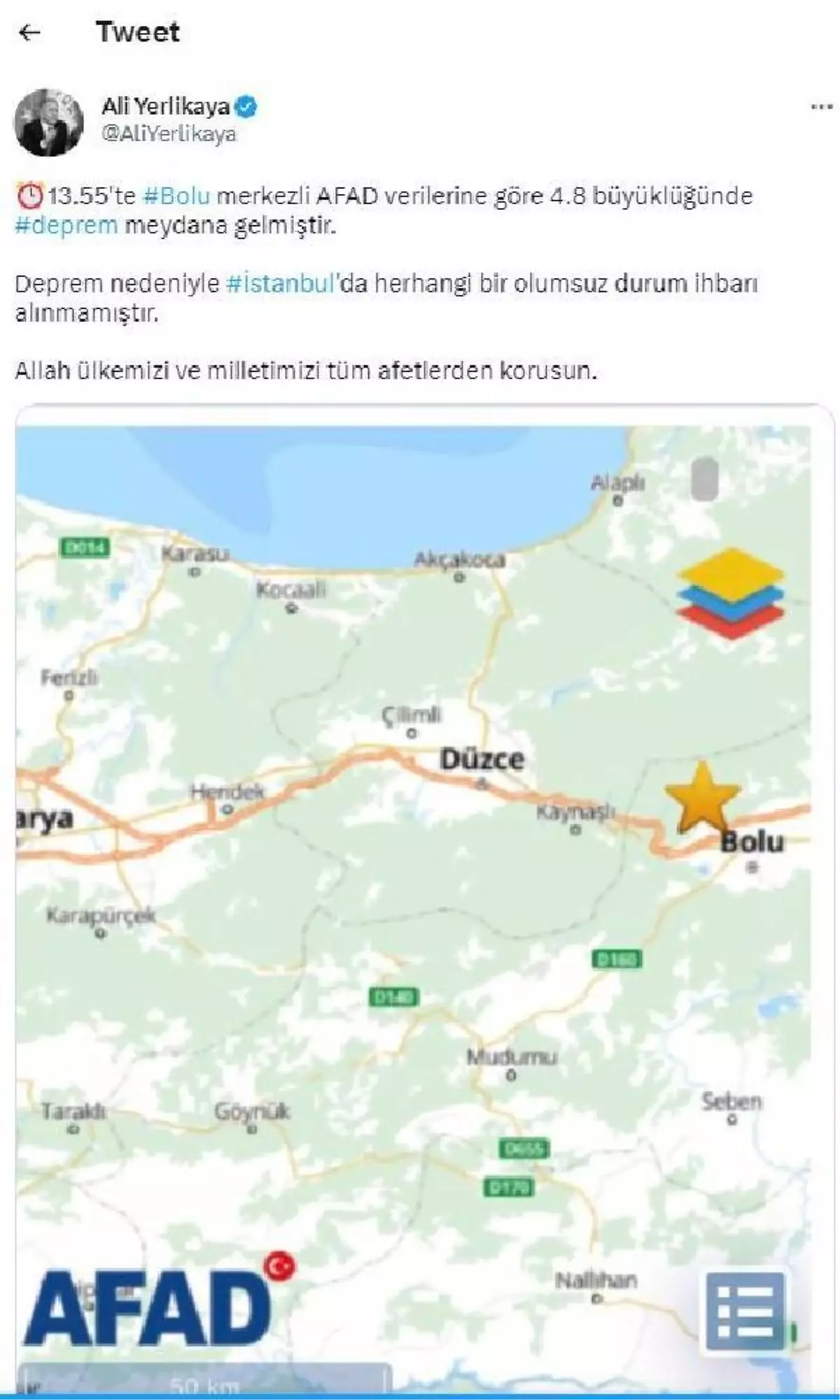 Vali Yerlikaya: İstanbul\'da herhangi bir olumsuz durum ihbarı alınmamıştır