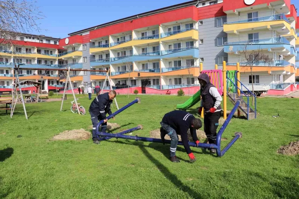 Yunusemre Belediyesinden depremzede çocuklar için park