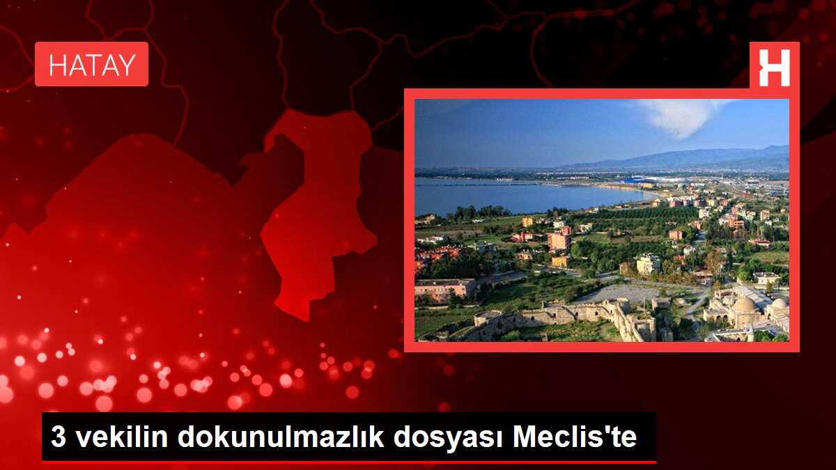 3 vekilin dokunulmazlık dosyası Meclis'te