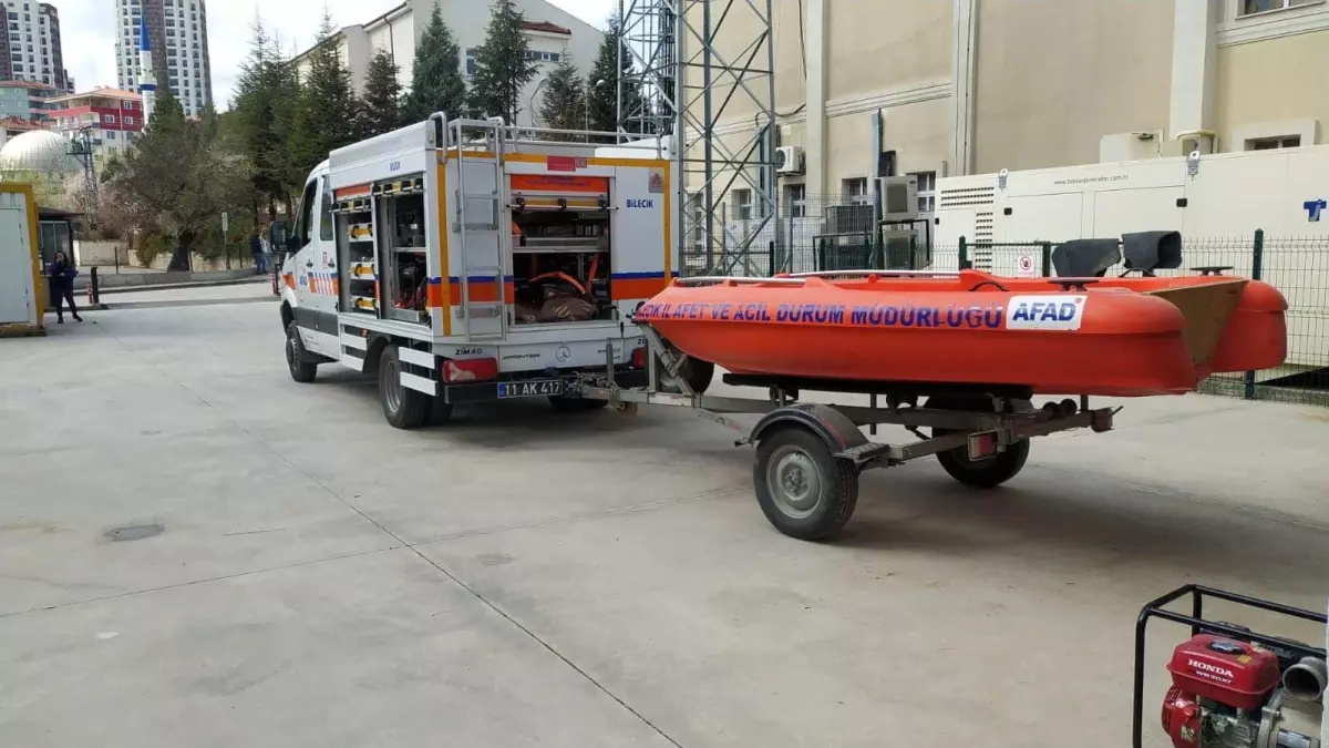 Bilecik\'ten Şanlıurfa ve Adıyaman\'a destek ekipmanları gönderildi