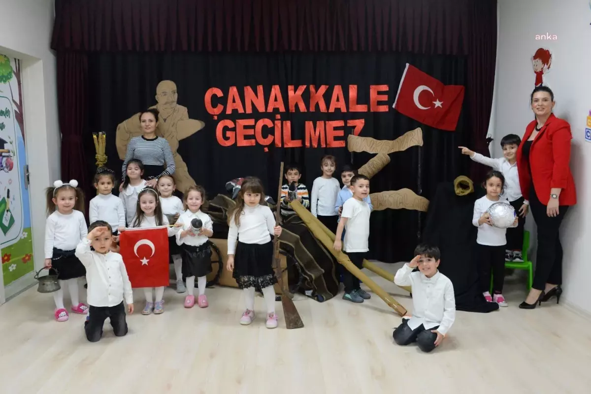 Bozüyük Belediyesi Gündüz Çocuk Oyun ve Bakımevi\'nde Çanakkale Zaferi\'ne Özel Program