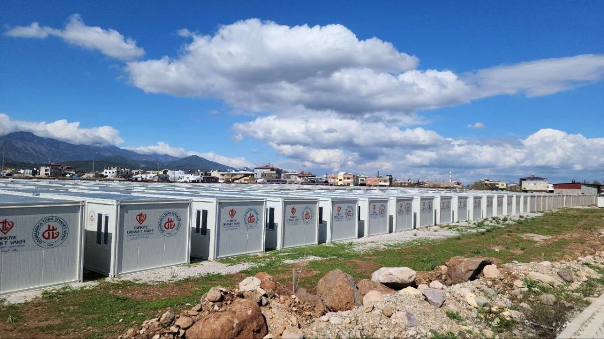 Hassa\'da kurulacak konteyner kent için çalışmalar hızla sürüyor