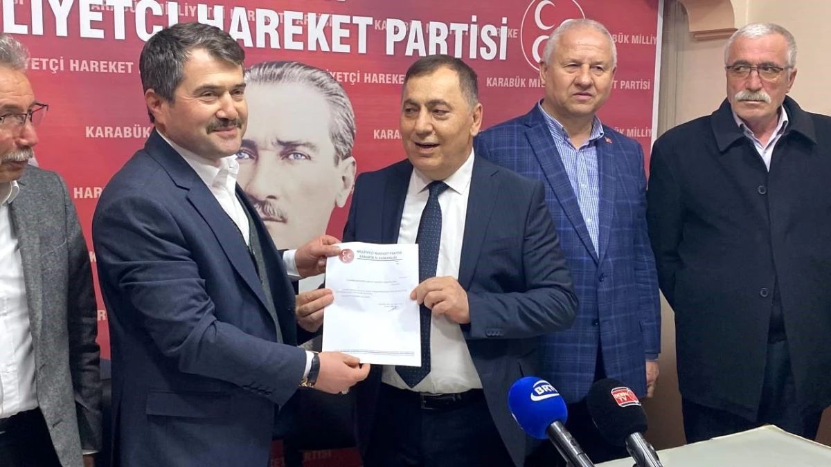 Karagül MHP\'ye milletvekili aday adaylığı başvurusu yaptı