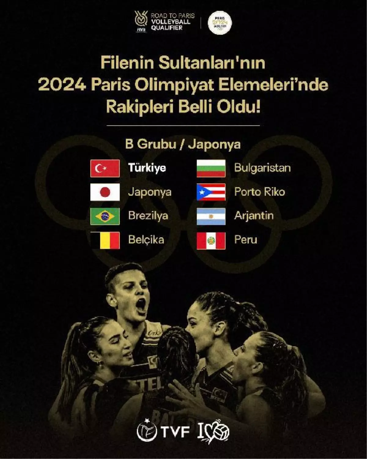 A Milli Kadın ve Erkek Voleybol Takımlarının, Paris Olimpiyat Elemeleri\'nde rakipleri belli oldu