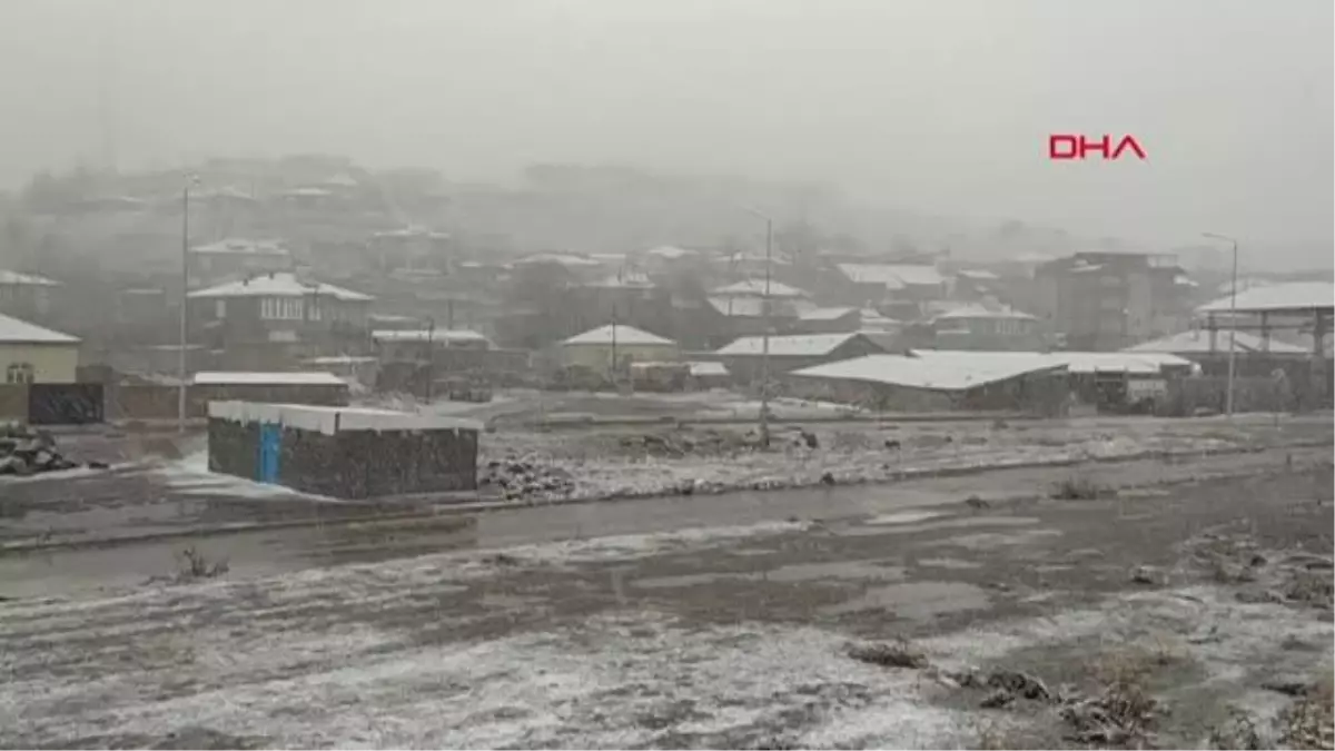 ÖZALP\'TE KAR YAĞIŞI