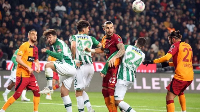Son Dakika: Liderin 14 maçlık galibiyet serisi son buldu! Konyaspor, Galatasaray'ı 2-1'lik skorla mağlup etti.