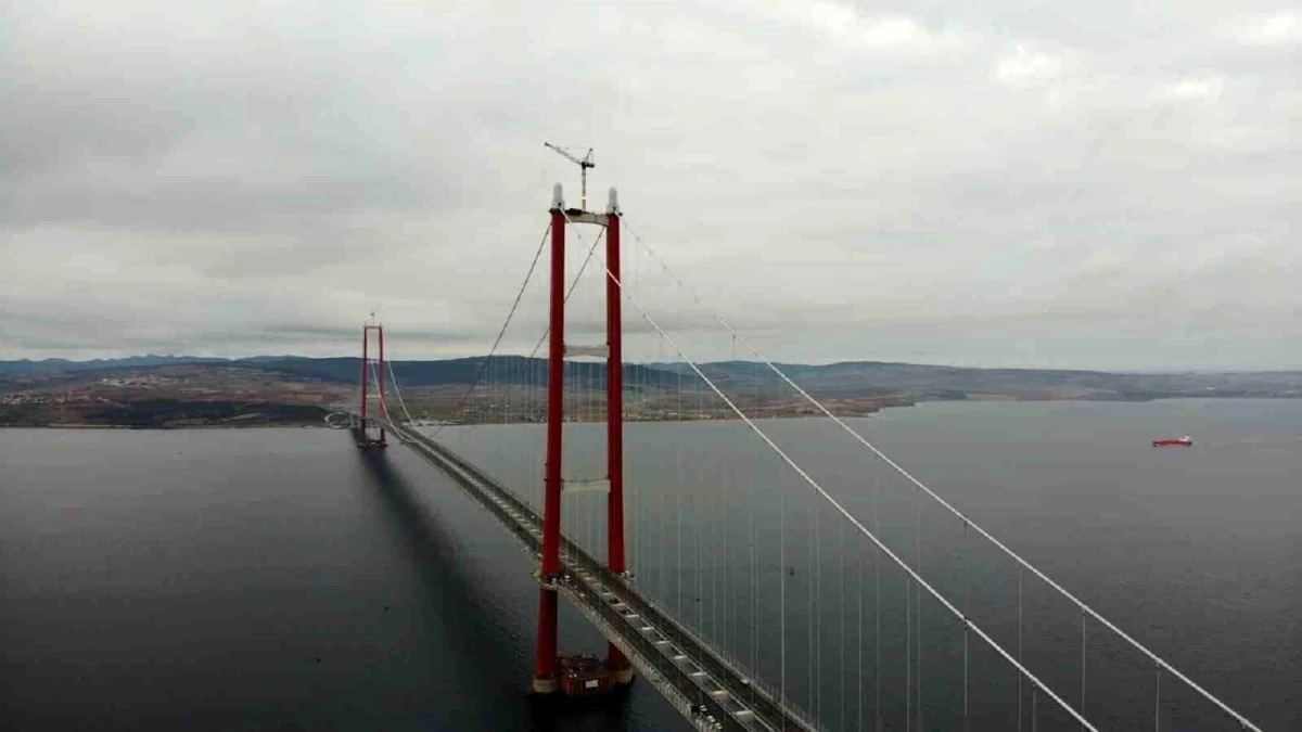 1915 Çanakkale Köprüsü\'nü bir yılda 2.2 milyon araç kullandı