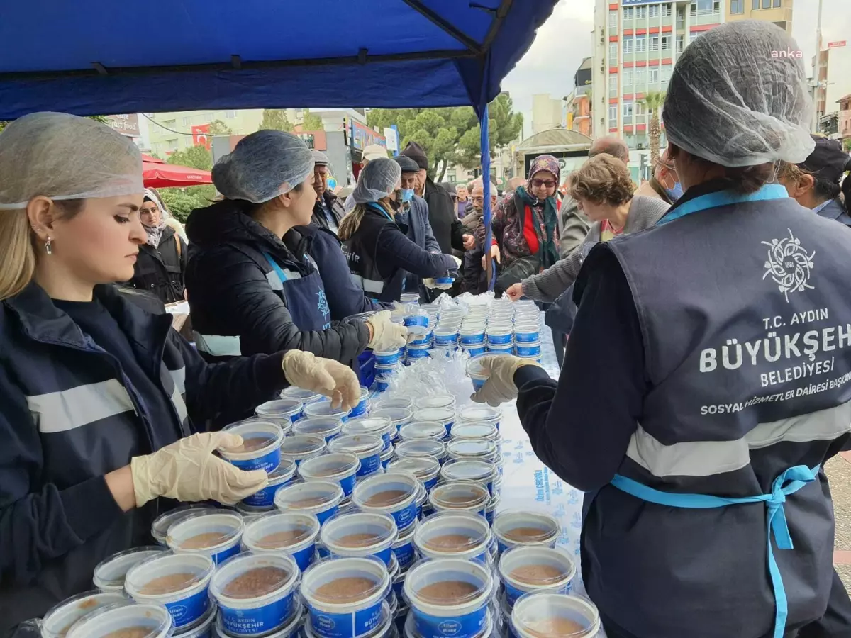 Aydın Büyükşehir\'den Şehitler Anısına Helva İkramı