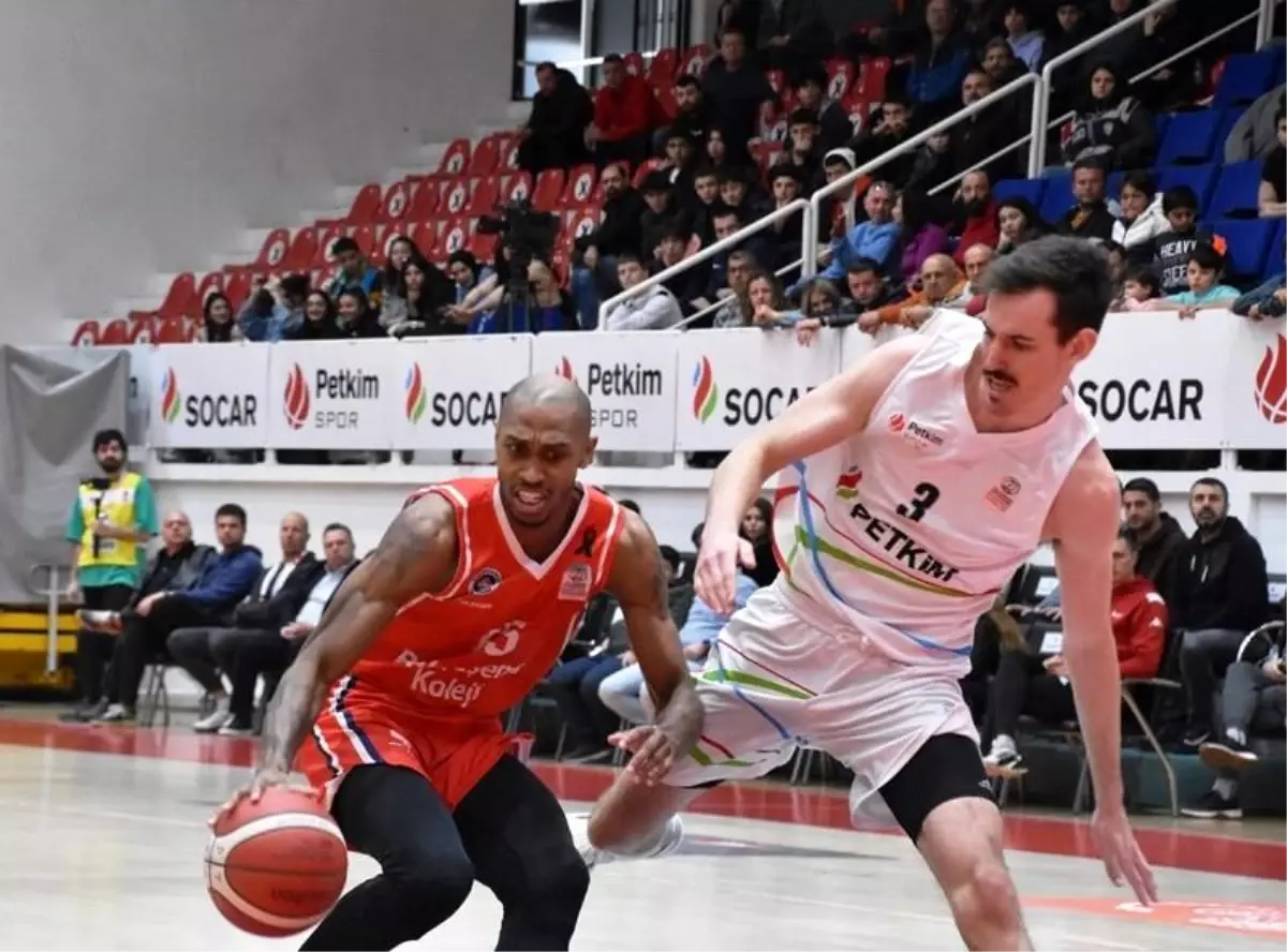 Basketbol Süper Ligi: Aliağa Petkimspor: 77 Bahceşehir Koleji : 69