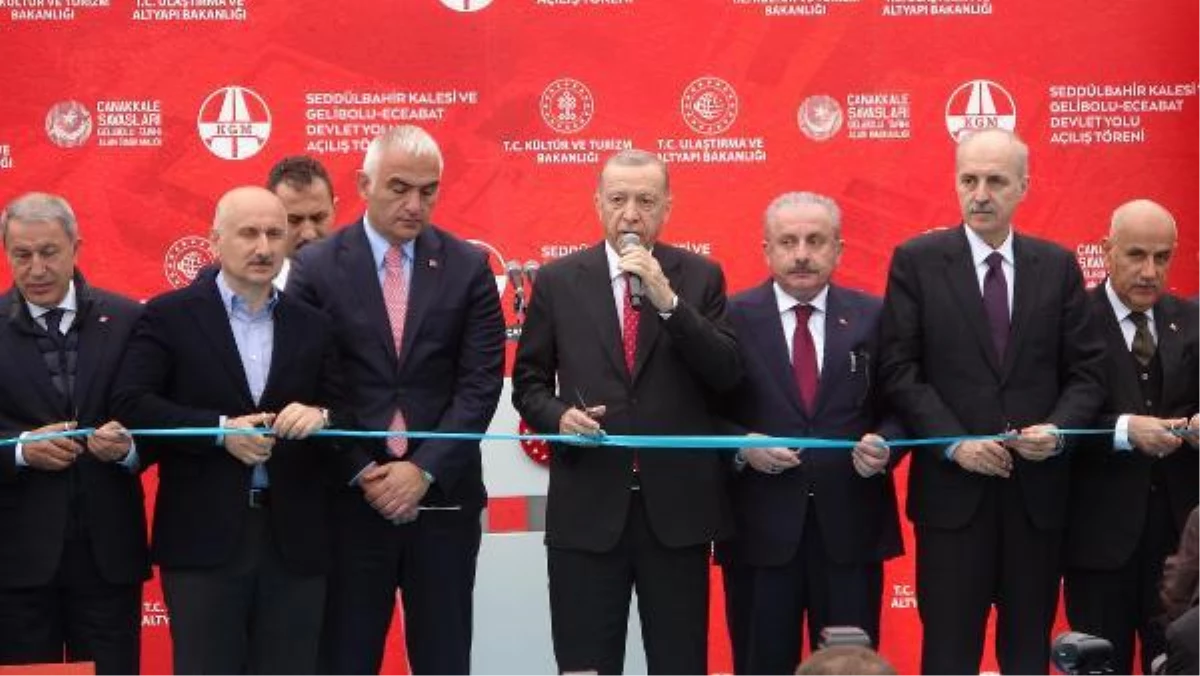 Cumhurbaşkanı Erdoğan: Çanakkale, Türkiye Cumhuriyeti\'nin kuruluş müjdesidir (2)