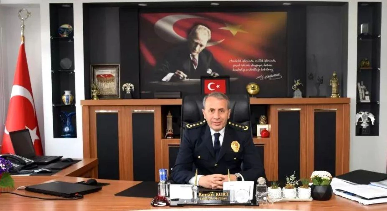 Emniyet Müdürü Kurt: "Çanakkale Zaferi, Türk askerinin ruh kudretini gösteren şayanı hayret ve tebrik bir misaldir"