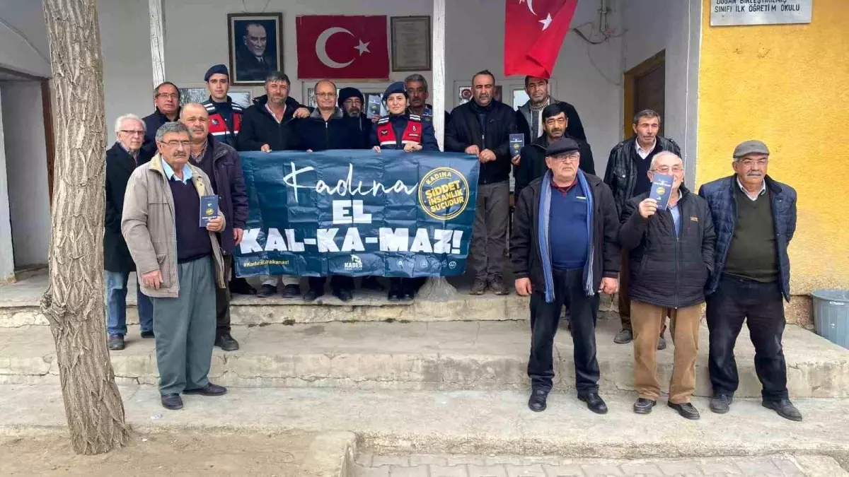 Jandarmadan erkeklere 'Kadına el kalkmaz' eğitimi