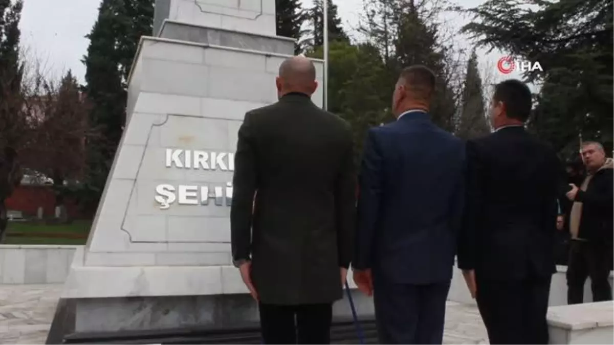 Kırklareli\'nde Çanakkale Deniz Zaferi ve Şehitleri Anma Günü töreni