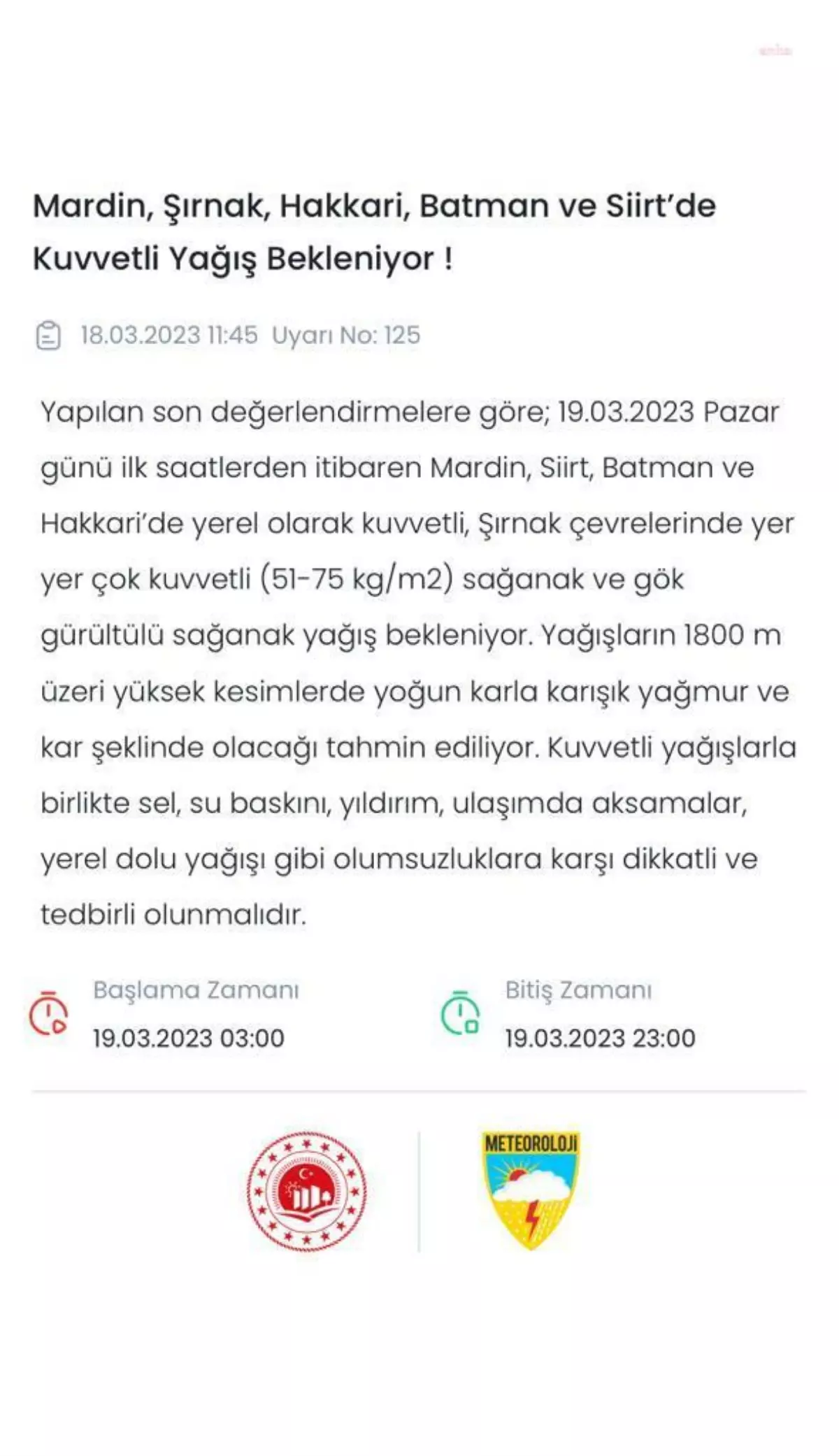 Meteoroloji\'den 5 İl İçin Kuvvetli Yağış ve Sel Uyarısı