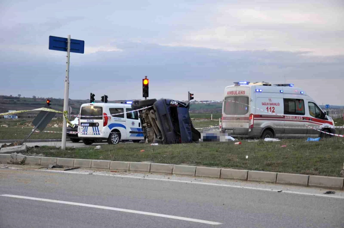 Tekirdağ\'da feci kaza: 1 ölü