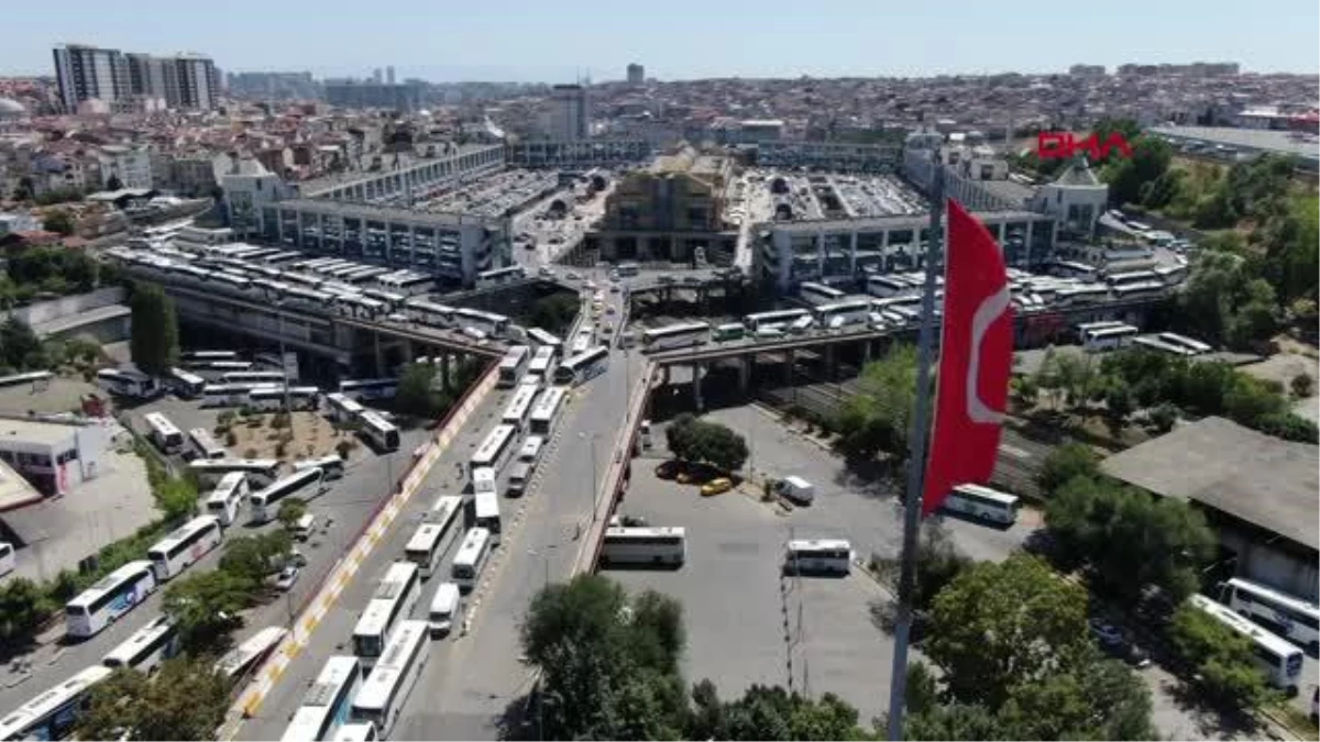 15 TEMMUZ DEMOKRASİ OTOGARI\'NDA TEDİRGİN EDEN GÖRÜNTÜ