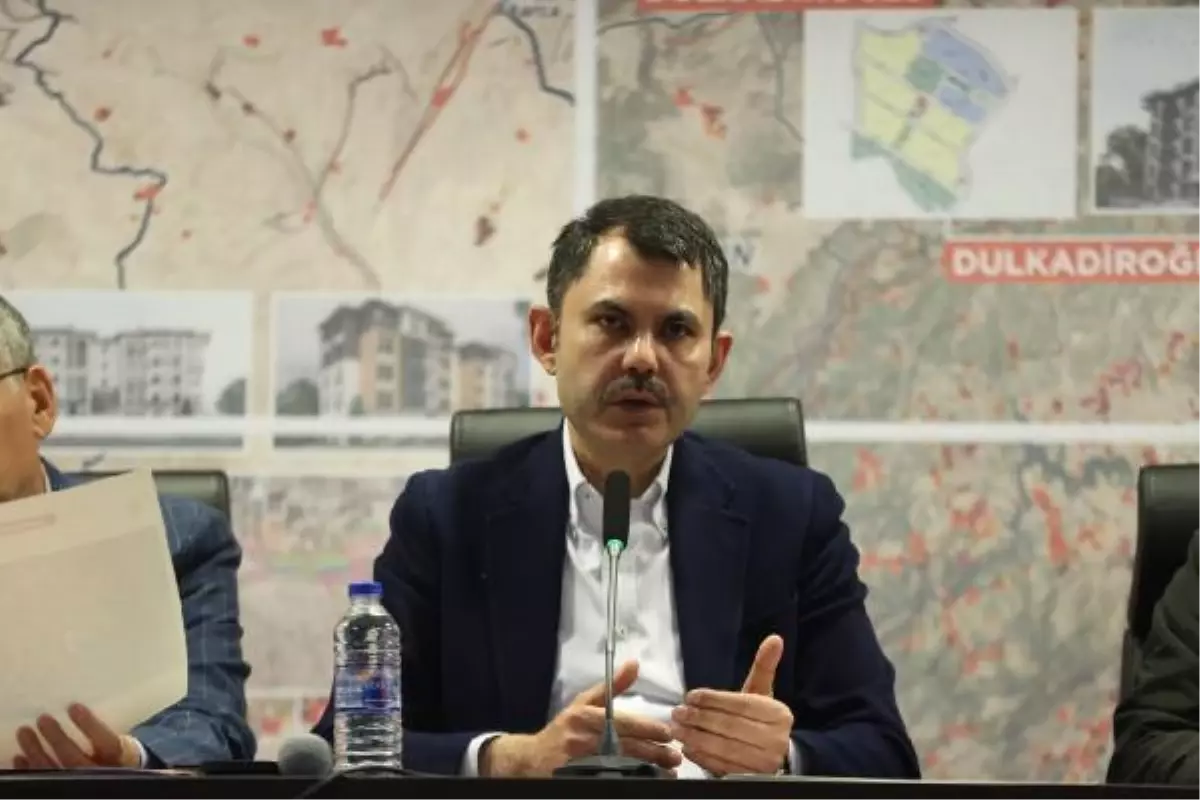 Bakan Kurum: "143 bin 261 köy evi için Gaziantep\'in Nurdağı ilçesine bağlı 7 köyde de 310 kalıcı konut inşa çalışmasına başlandı"