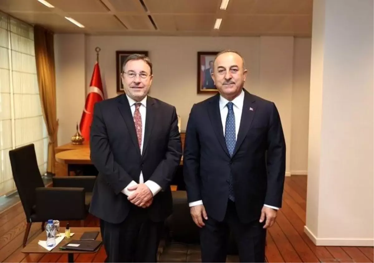 Bakan Çavuşoğlu, Brüksel\'de AB ve BM temsilcileri ile görüştü