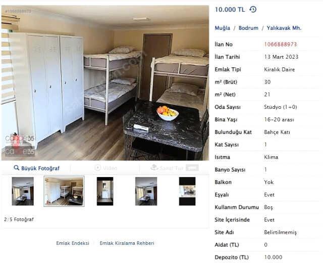 Bodrum'da fahiş ev fiyatı emlakçıları bile isyan ettirdi