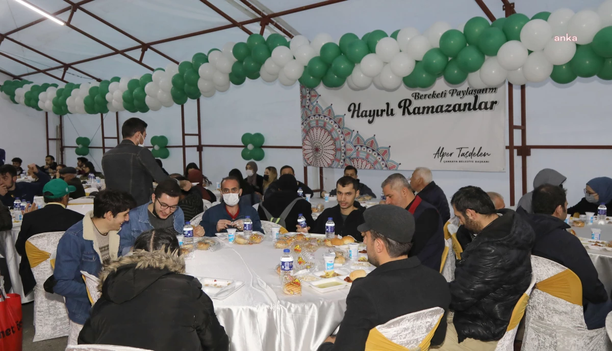 Çankaya Belediyesi, Kahramanmaraş\'ta İftar Çadırı Kuruyor