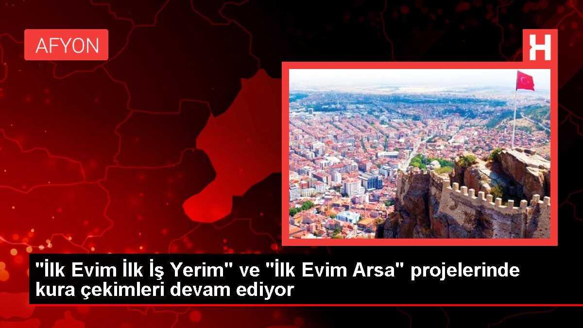 'İlk Evim İlk İş Yerim' ve 'İlk Evim Arsa' projelerinde kura çekimleri devam ediyor