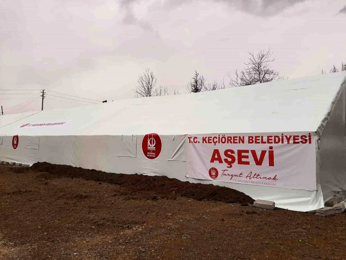 Keçiören Belediyesi deprem bölgelerine iftar çadırı kurdu