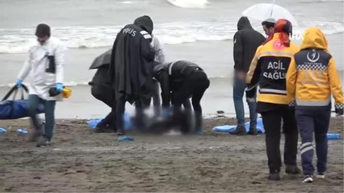 Sahilde kıyıya vurmuş erkek cesedi bulundu