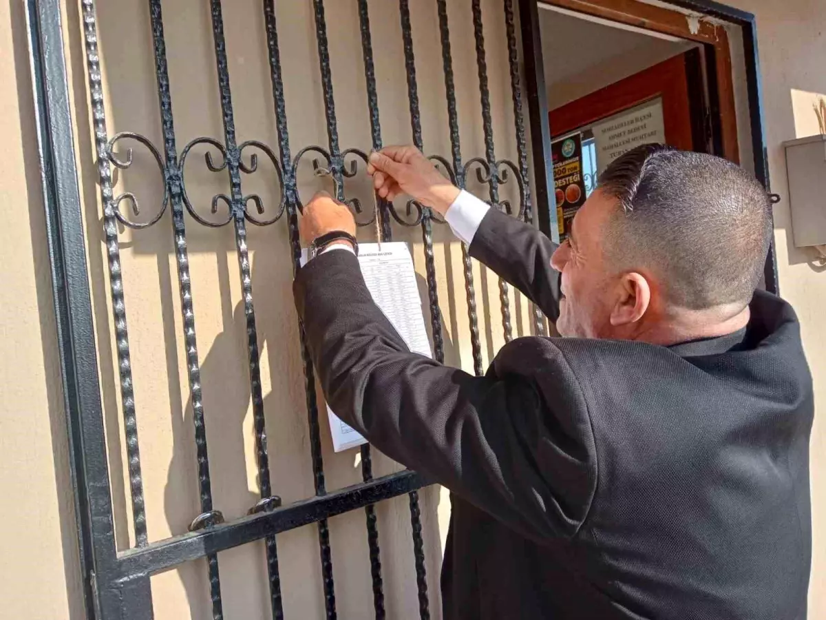 Seçmen listeleri askıya çıktı