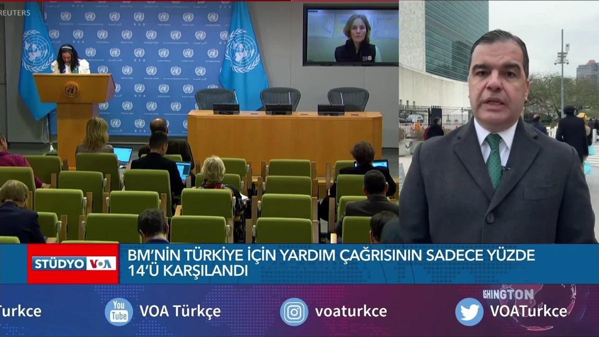 "Türkiye İçin Yardım Çağrımızın Sadece Yüzde 14\'ü Karşılandı"