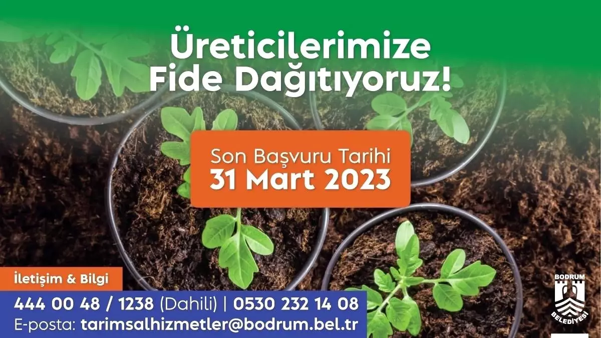 Üreticilere fide desteği verilecek