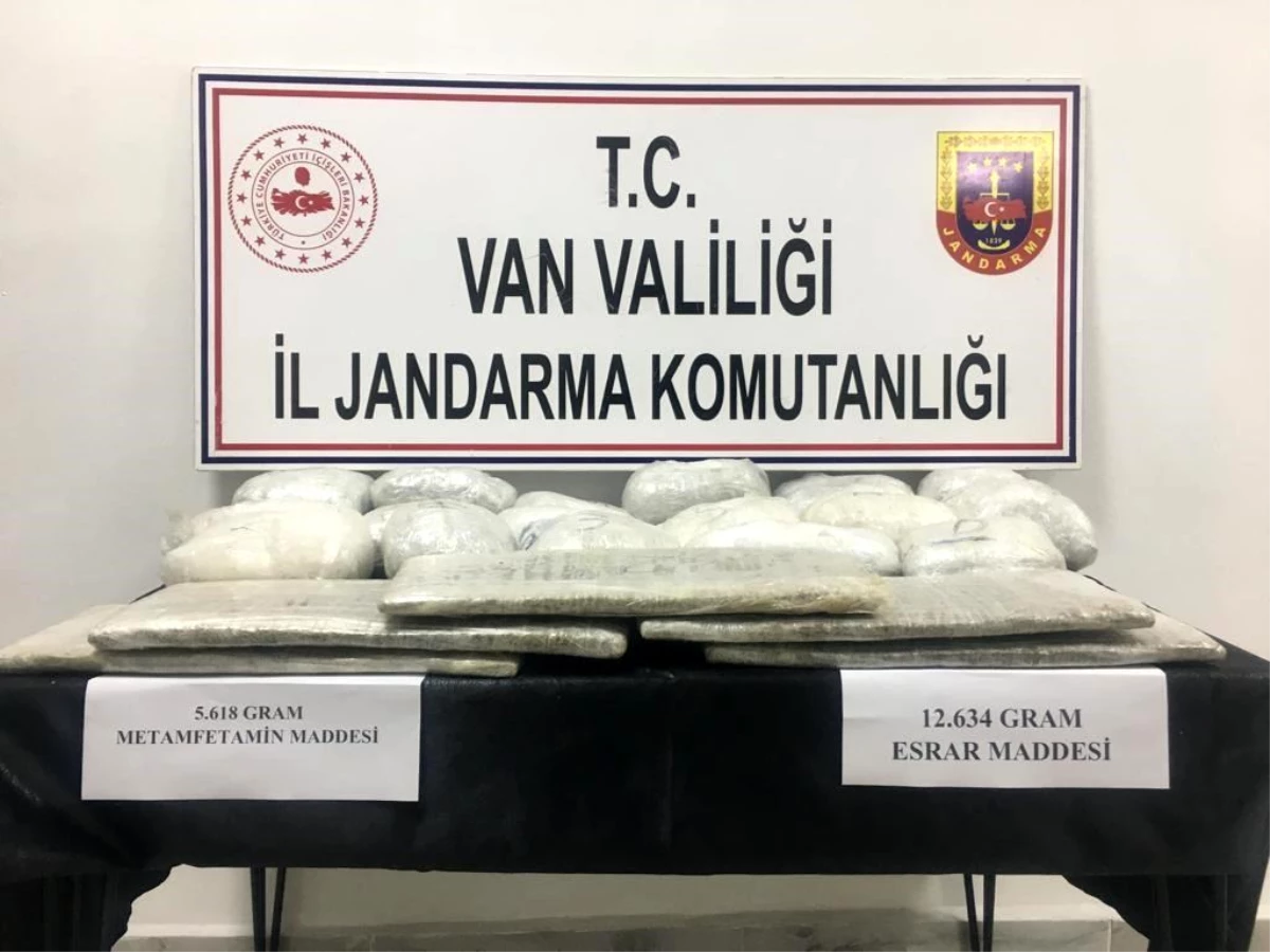 Van\'da 18 kilo 252 gram uyuşturucu ele geçirildi