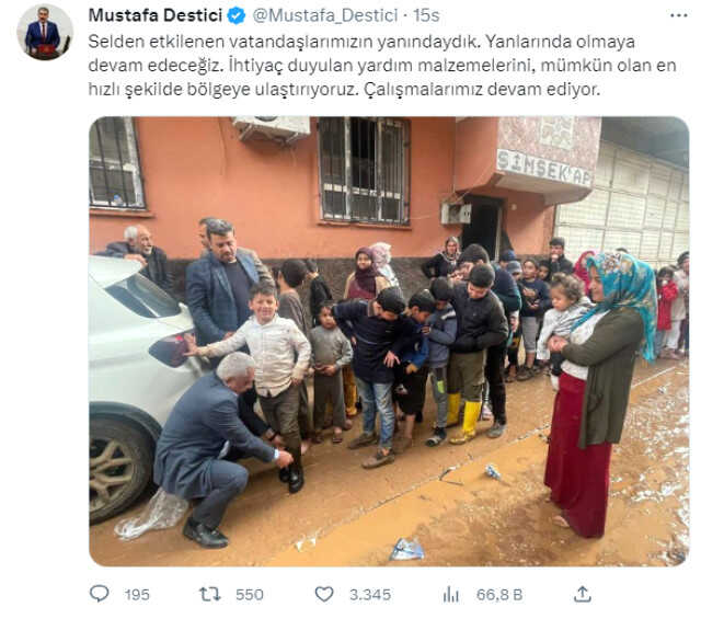 BBP lideri Destici'den tepki çeken fotoğraf karesi sonrası yeni paylaşım BBP lideri Destici'den tepki çeken fotoğraf karesi sonrası yeni paylaşım