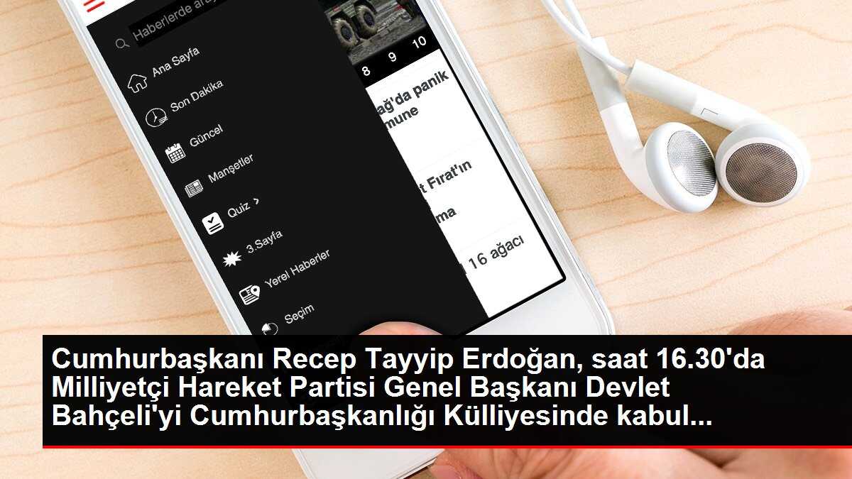 Cumhurbaşkanı Recep Tayyip Erdoğan, saat 16.30'da Milliyetçi Hareket Partisi Genel Başkanı Devlet Bahçeli'yi Cumhurbaşkanlığı Külliyesinde kabul...