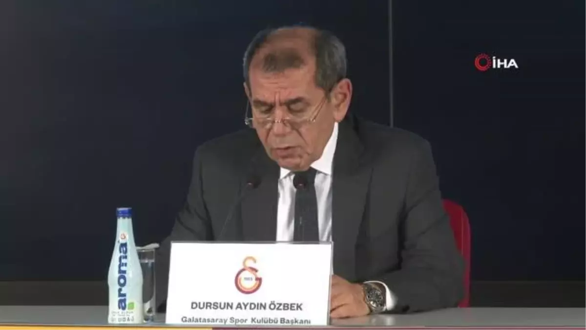 Dursun Özbek: "Şimdi çekilin o karanlık köşelerinize, Türk futboluna aydınlığı size rağmen getireceğiz" -1-