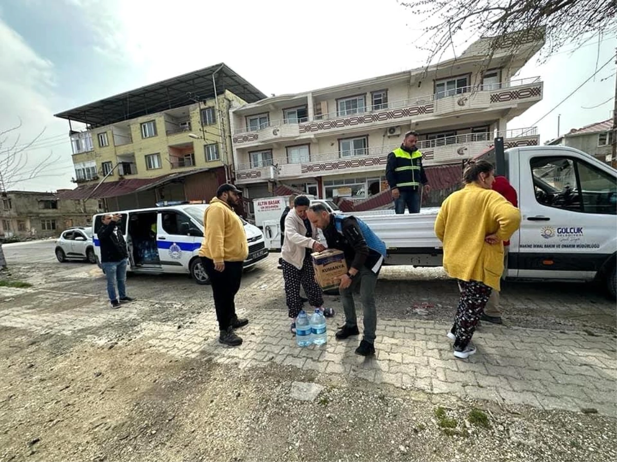 Gölcük Belediyesi Hatay\'da yaraları sarmaya devam ediyor