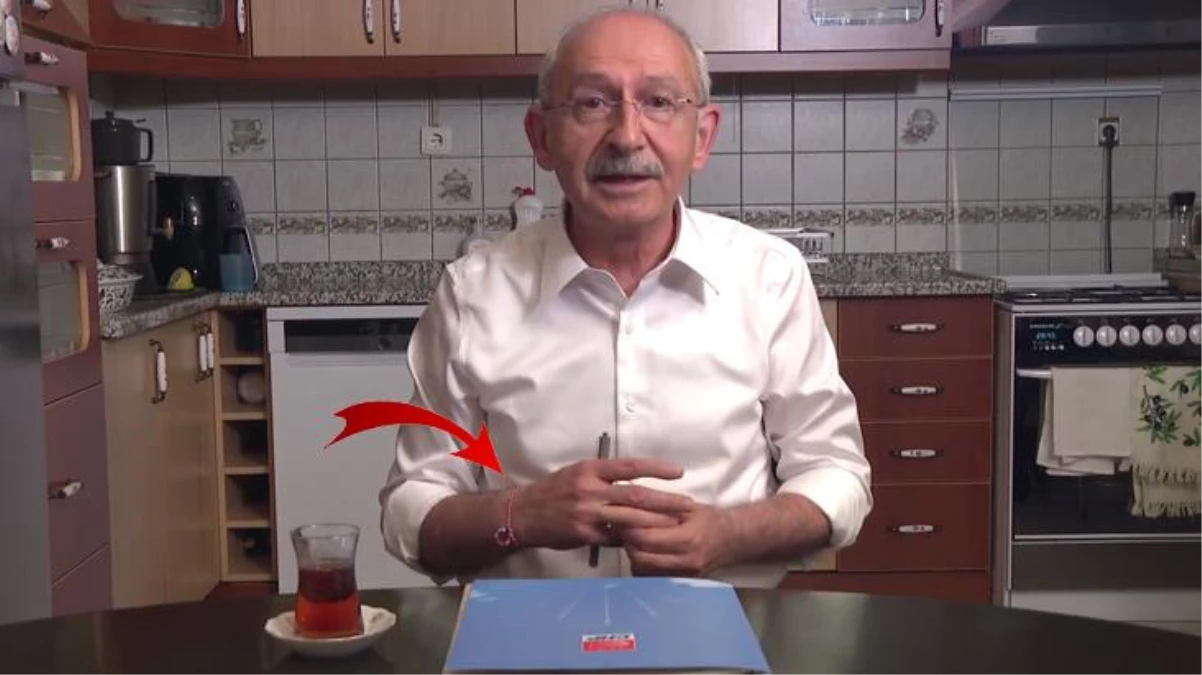 Kılıçdaroğlu\'nun paylaştığı videoda gözler oraya kaydı! Bileklik detayı dikkatlerden kaçmadı