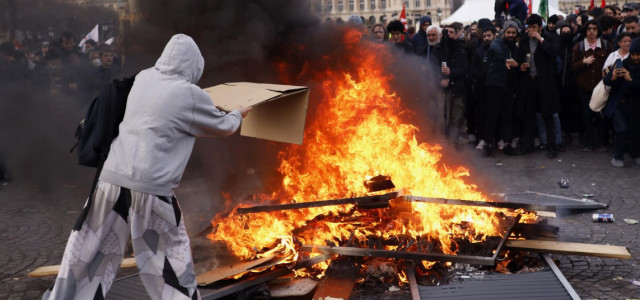 Paris Belediyesi, 243 göstericinin gözaltına alındığı protestolar sonrası kriz masasını topladı