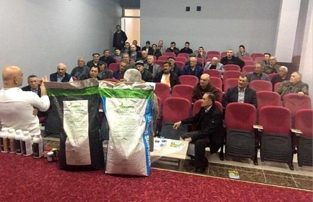 Pazaryeri\'nde çiftçiler bilgilendirildi