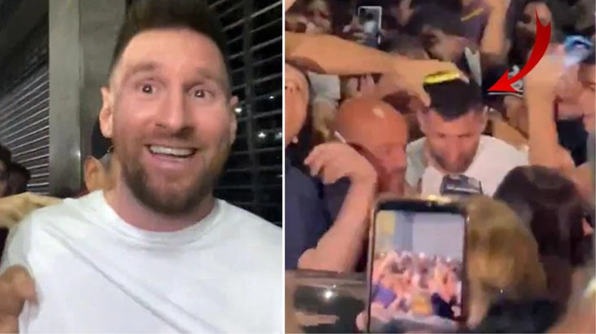 Restoranda Messi izdihamı! Arjantin\'li yıldız paçayı zor kurtardı