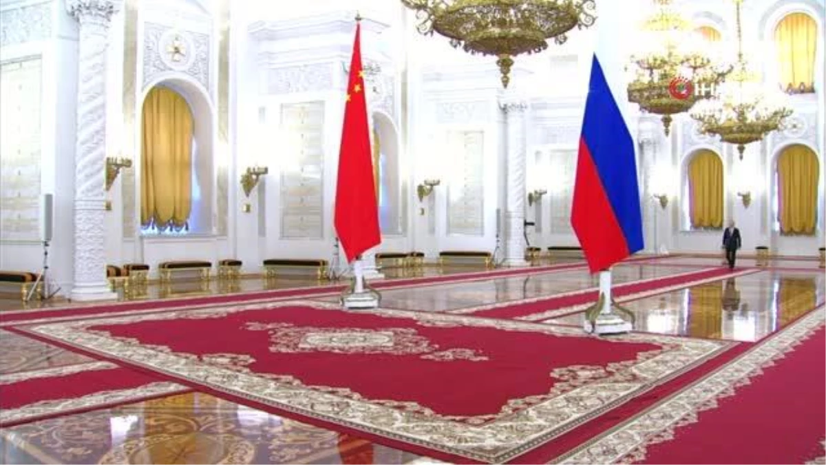 Rusya lideri Putin ile Çinli mevkidaşı Xi arasındaki resmi görüşme başladı