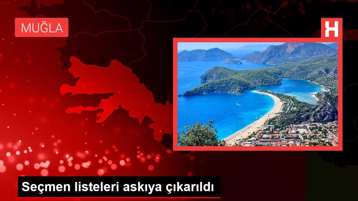 Seçmen listeleri askıya çıkarıldı