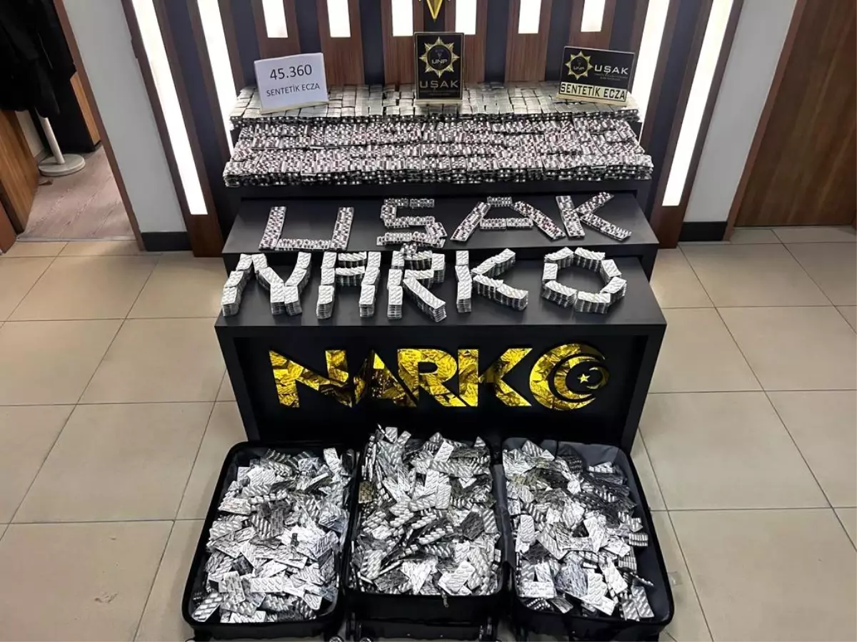 45 bin sentetik hapla yakalanan şüpheli tutuklandı